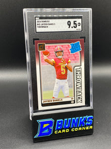 2024 Jayden Daniels Throwback SGC 9.5