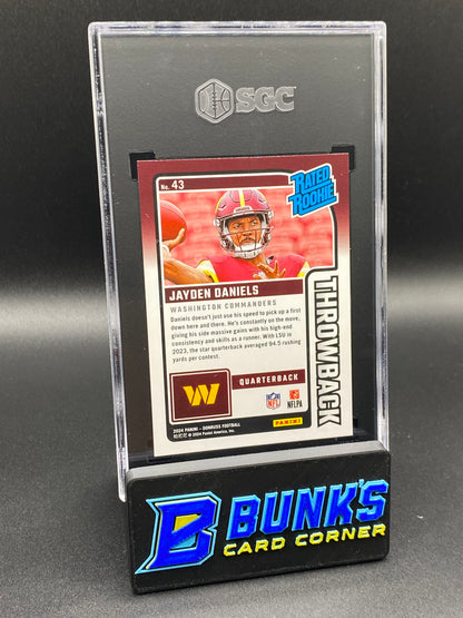 2024 Jayden Daniels Throwback SGC 9.5