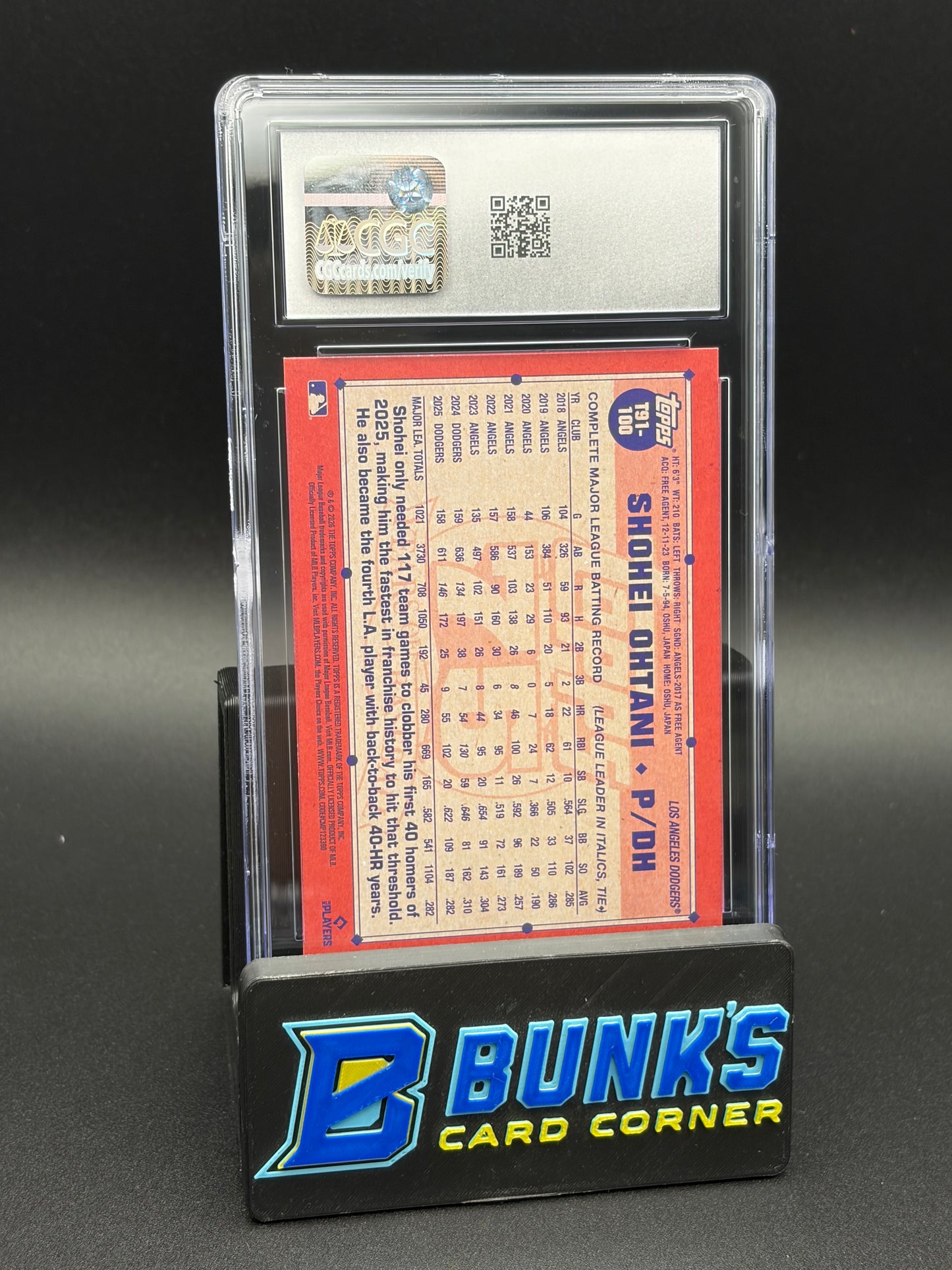 2026 Shohei Ohtani Crackle Foilboard '91 Topps CGC 10