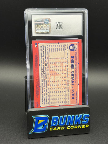 2026 Shohei Ohtani Crackle Foilboard '91 Topps CGC 10
