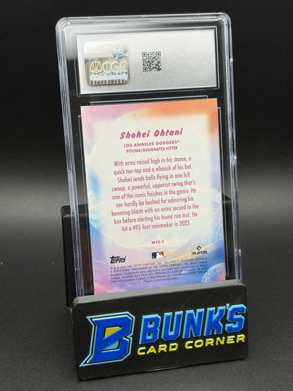 2025 Shohei Ohtani Stars of MLB Topps Update CGC 10