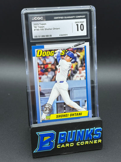2025 Shohei Ohtani '90 Topps CGC 10