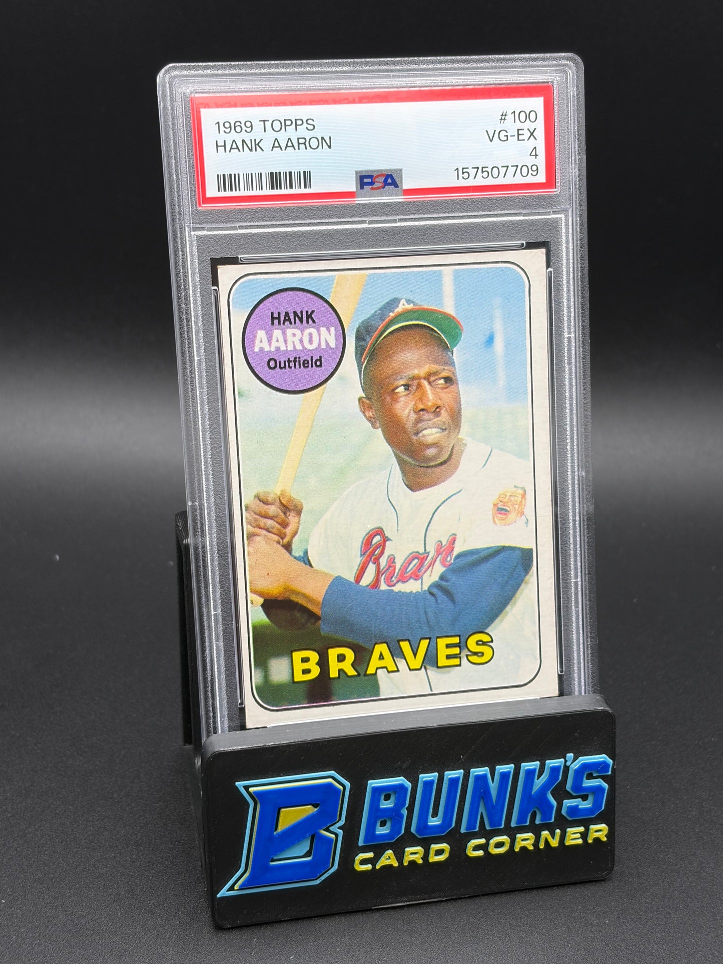 1969 Hank Aaron Topps PSA 4