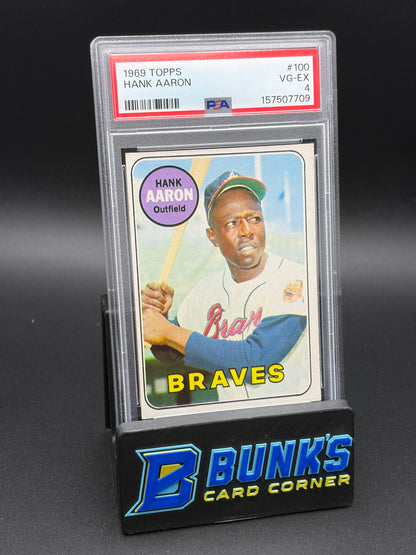 1969 Hank Aaron Topps PSA 4