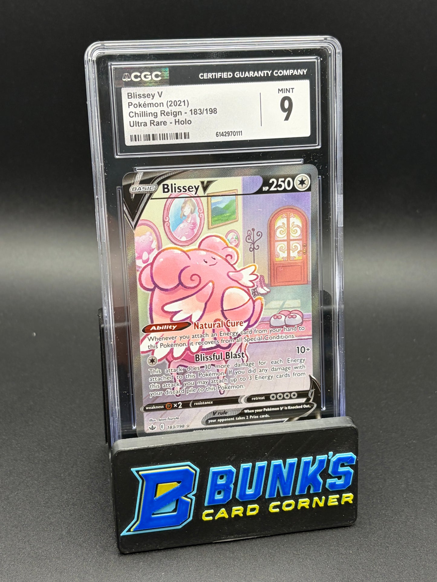 Blissey V Ultra Rare Holo CGC 9