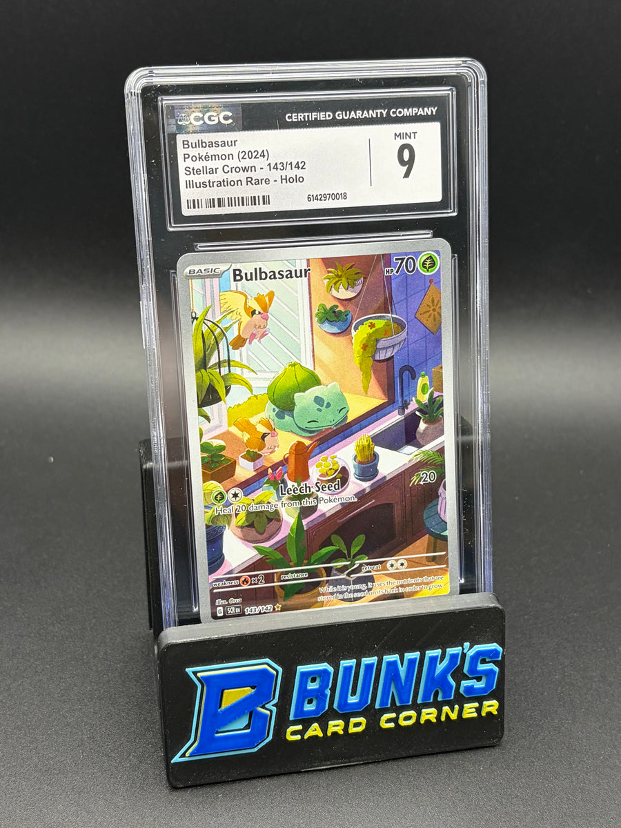 Bulbasuar Illustration Rare Holo CGC 9