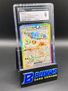 2025 Eevee ex SIR Prismatic Evolutions CGC 9