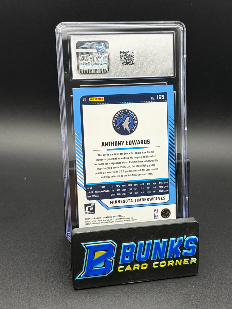 2024-25 Anthony Edwards Wedges Donruss CGC 10