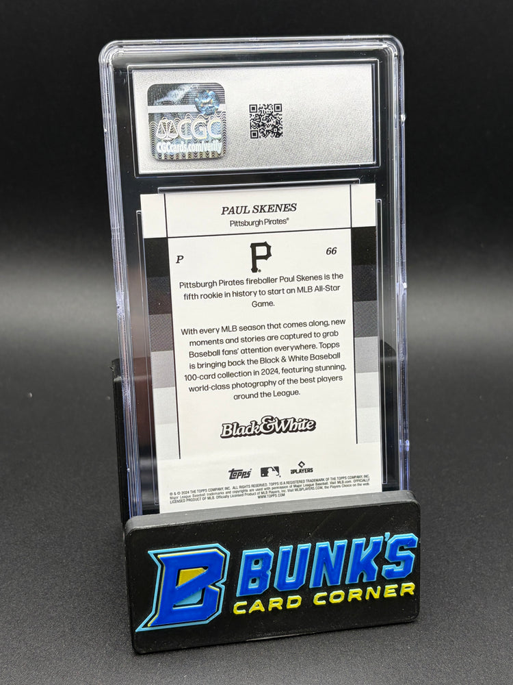 2024 Paul Skenes Rookie Resolution Topps Black & White CGC 10