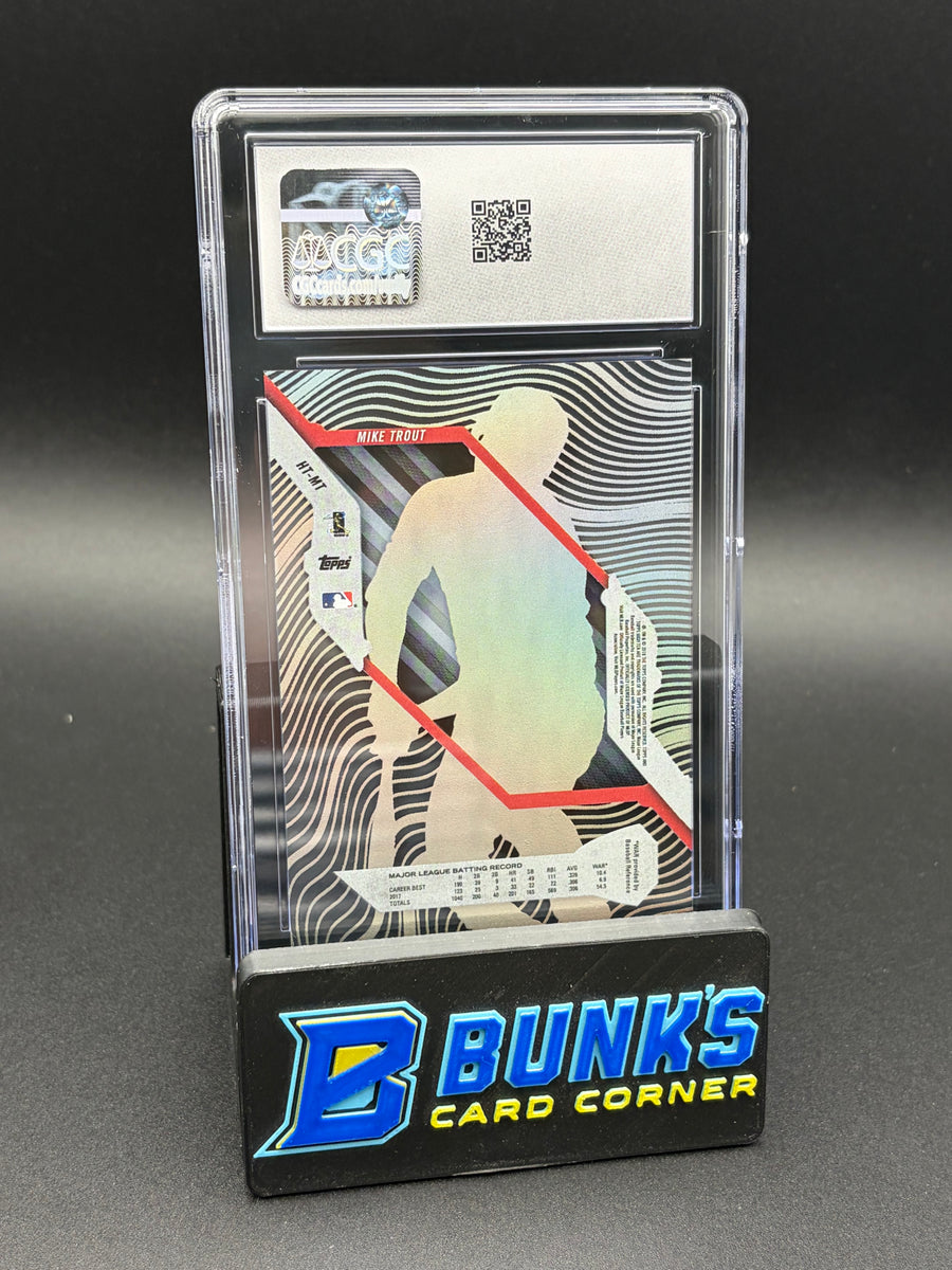 2018 Mike Trout Topps High Tek CGC 10