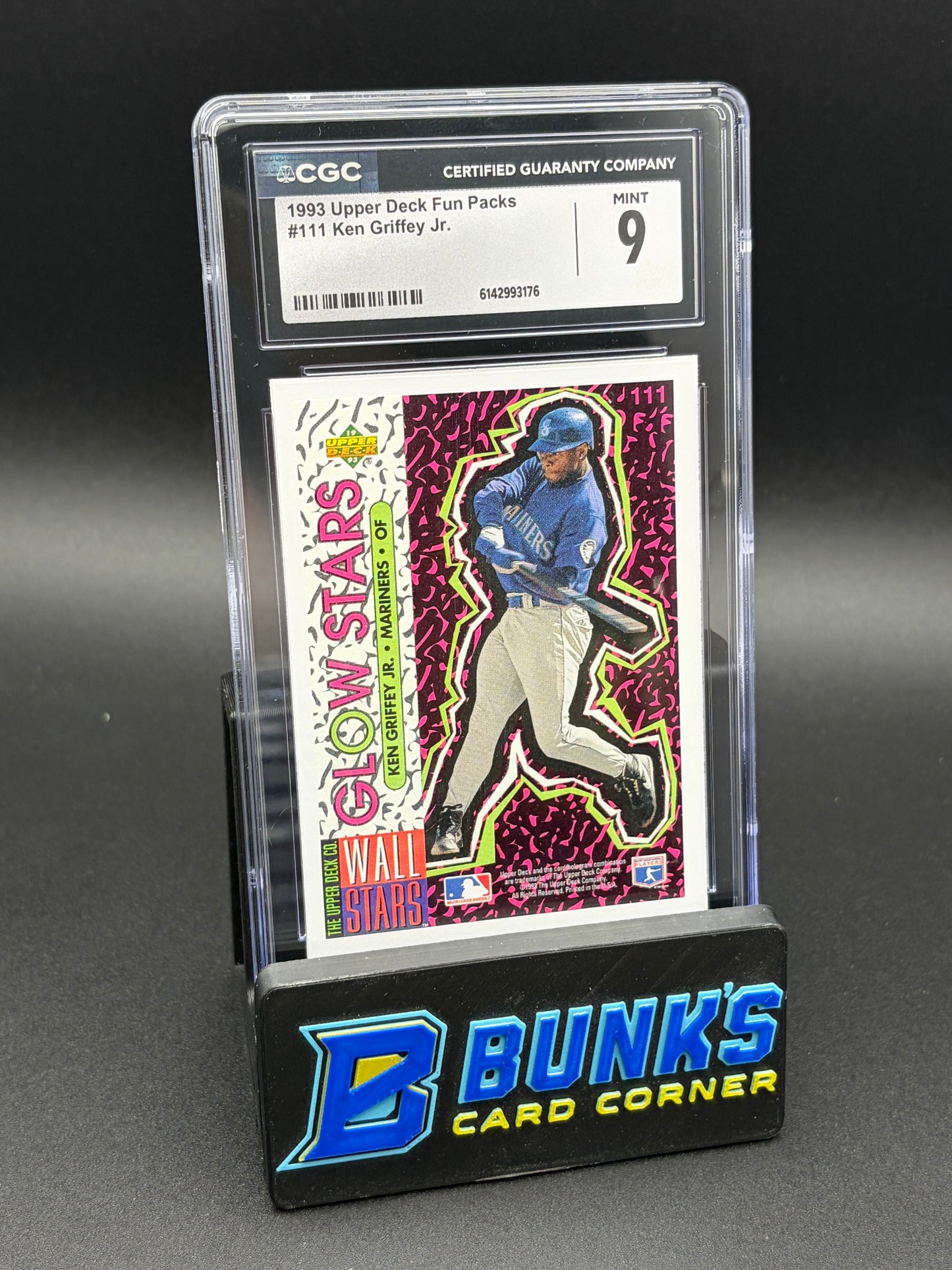 1993 Ken Griffey Jr Upper Deck Fun Packs CGC 9