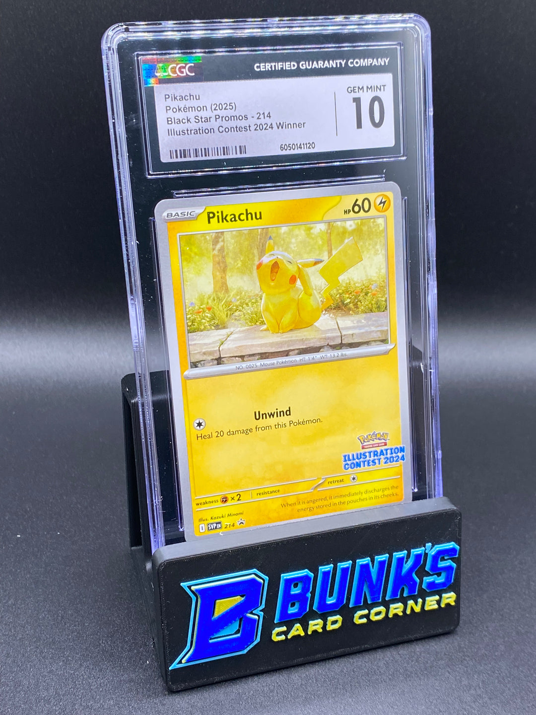 2025 Pikachu Illustration Contest 2024 Promo CGC 10