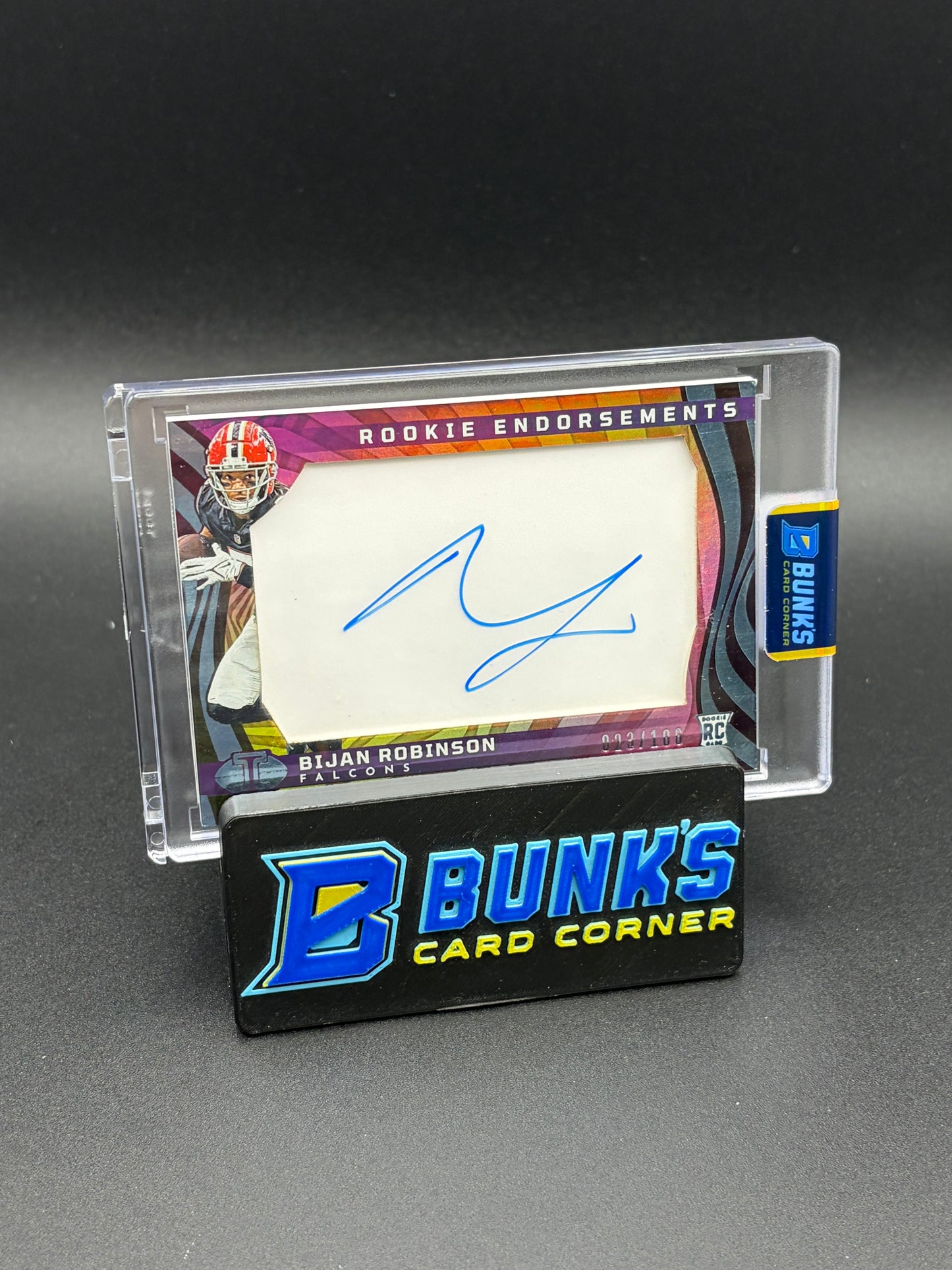 2023 Bijan Robinson Illusions Auto Panini 23/186