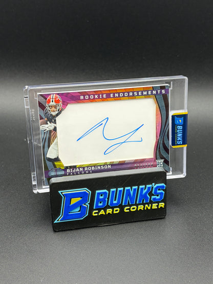 2023 Bijan Robinson Illusions Auto Panini 23/186