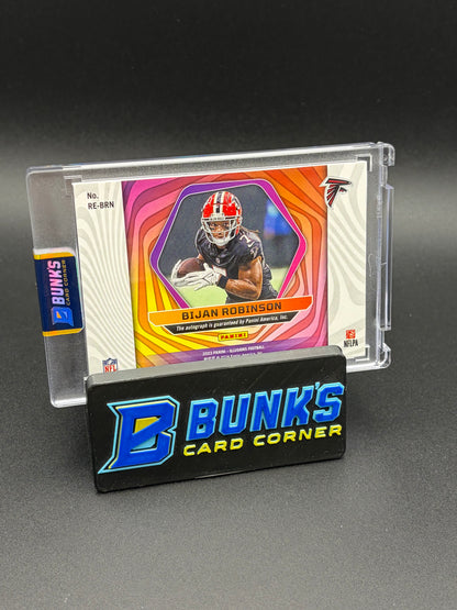 2023 Bijan Robinson Illusions Auto Panini 23/186