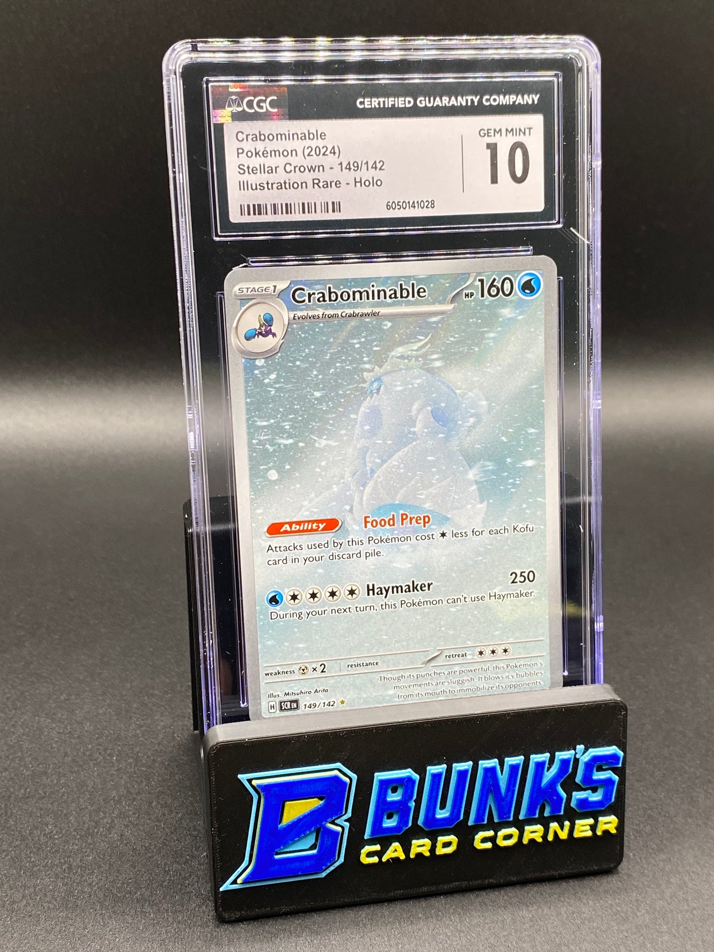 2024 Crabominable Illustration Rare Stellar Crown CGC 10