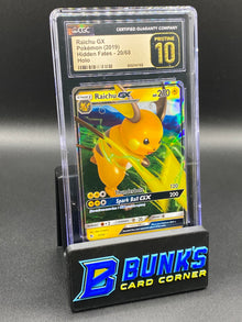 2019 Raichu GX Hidden Fates CGC PRISTINE 10