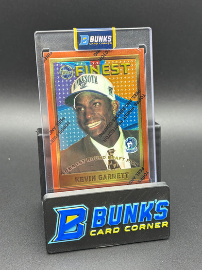 1996 Kevin Garnett Topps Finest