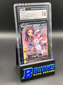 2022 Sylveon V Trainer Gallery Brilliant Stars CGC 10