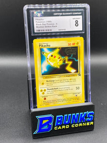 1999 Pikachu Movie Stamp Promo CGC 8