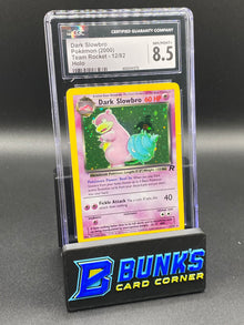 2000 Dark Slowbro Holo Team Rocket CGC 8.5