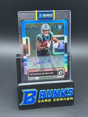 2025 Tetairoa McMillan Donruss Optic Auto RC