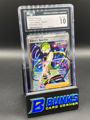 2021 Elesa's Sparkle Ultra Rare Fusion Strike CGC 10