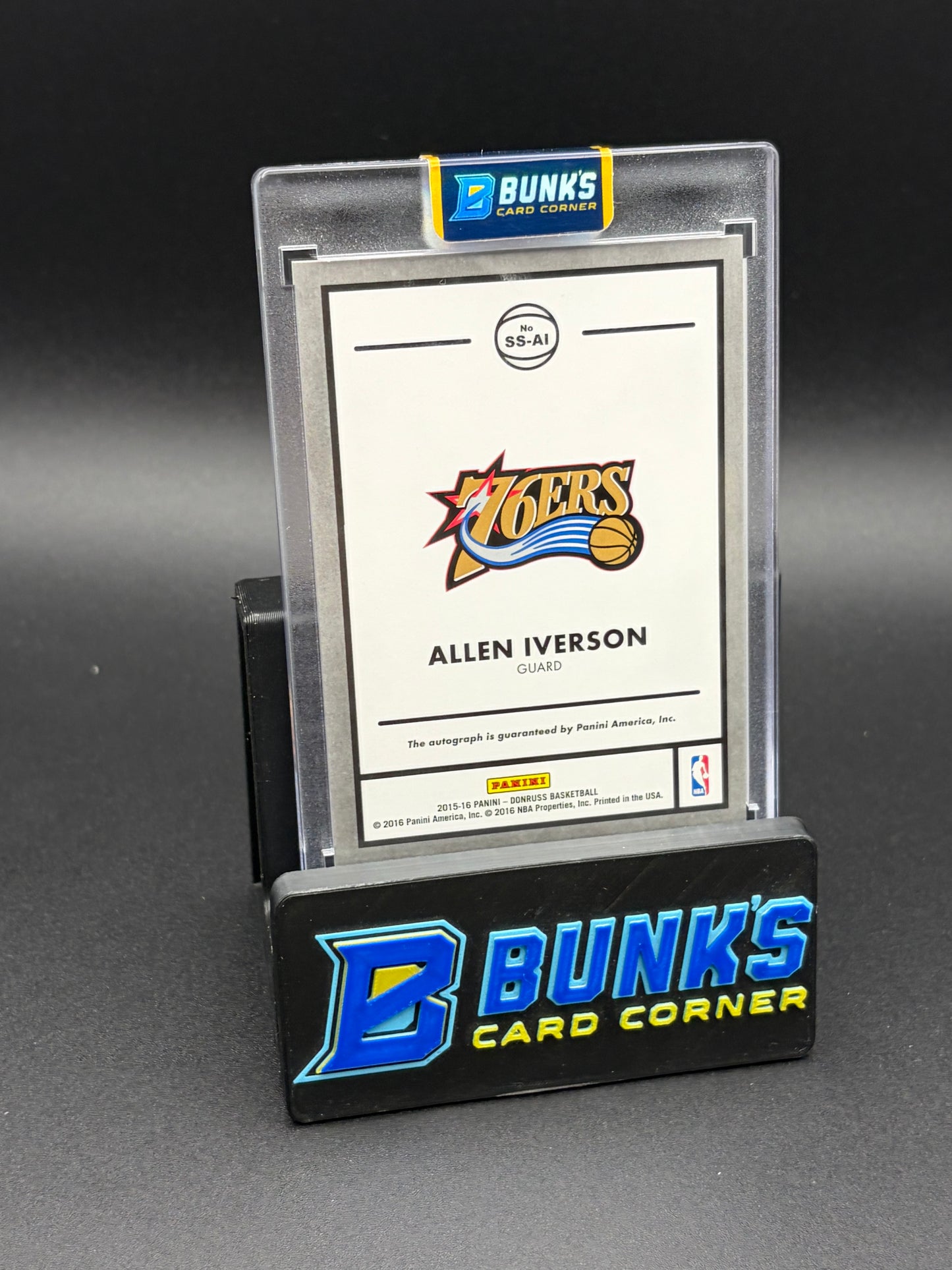 2015-16 Allen Iverson Donruss Panini Auto