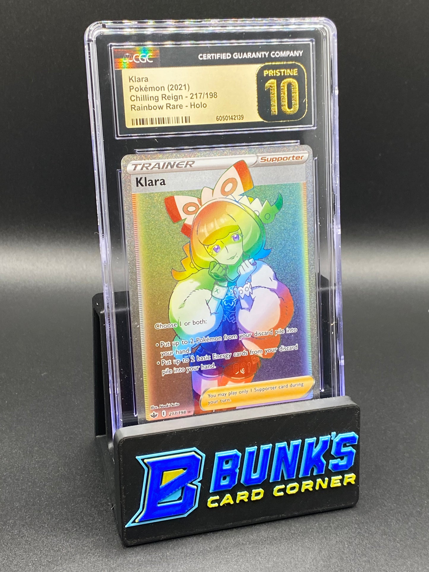 2021 Klara Rainbow Rare Chilling Reign CGC PRISTINE 10