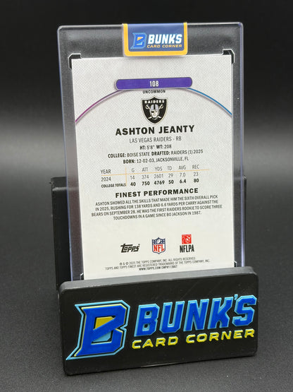 2025 Ashton Jeanty Finest Performance RC 238/250