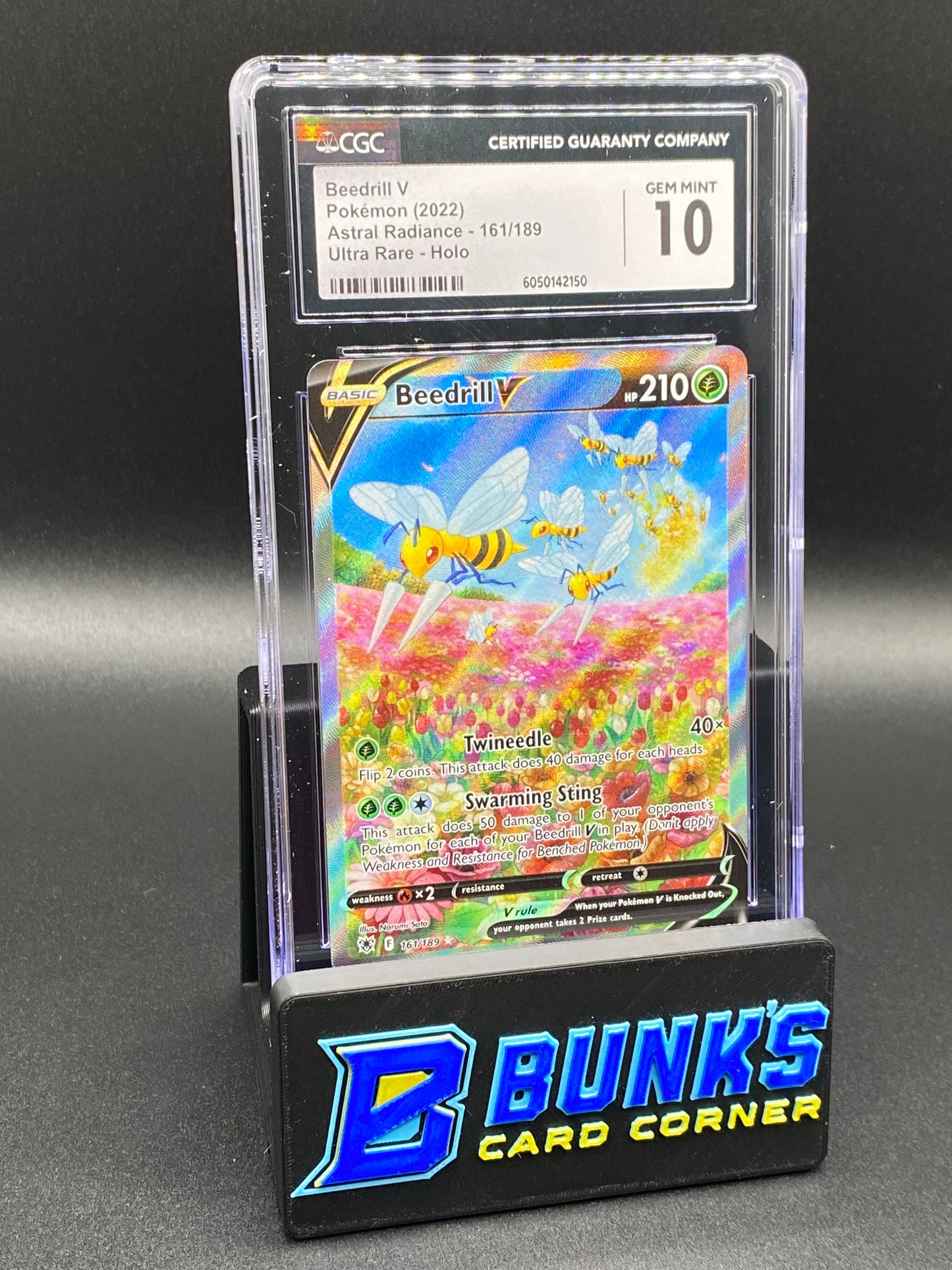 2022 Beedrill V Ult Art Astral Radiance CGC 10
