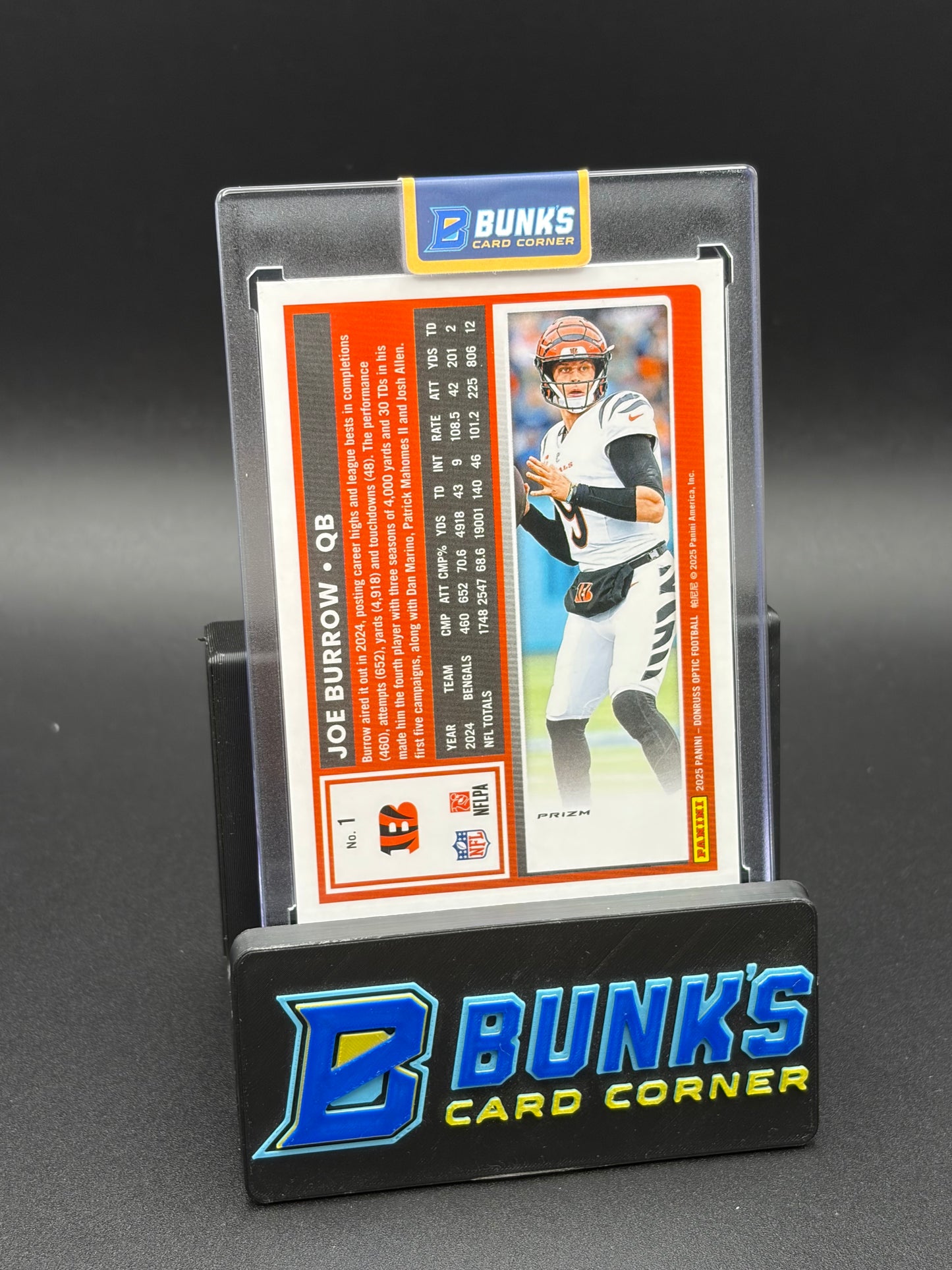 2025 Joe Burrow Donruss Optic Panini