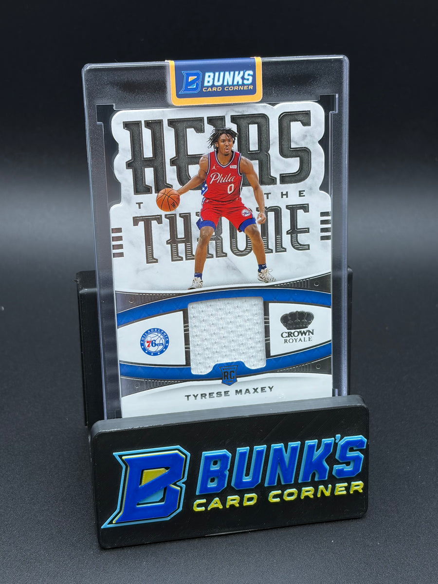 2020-21 Tyrese Maxey Heirs to the Throne Crown Royale Patch