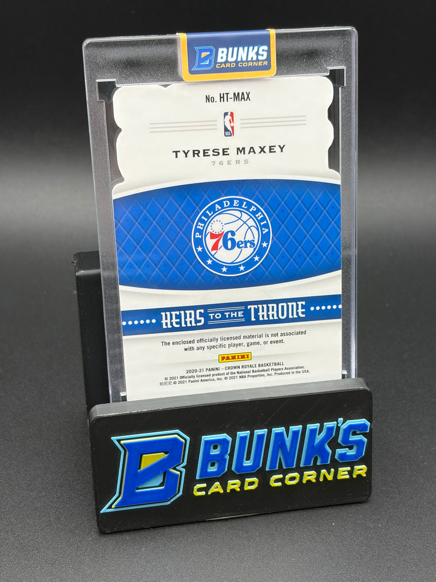 2020-21 Tyrese Maxey Heirs to the Throne Crown Royale Patch
