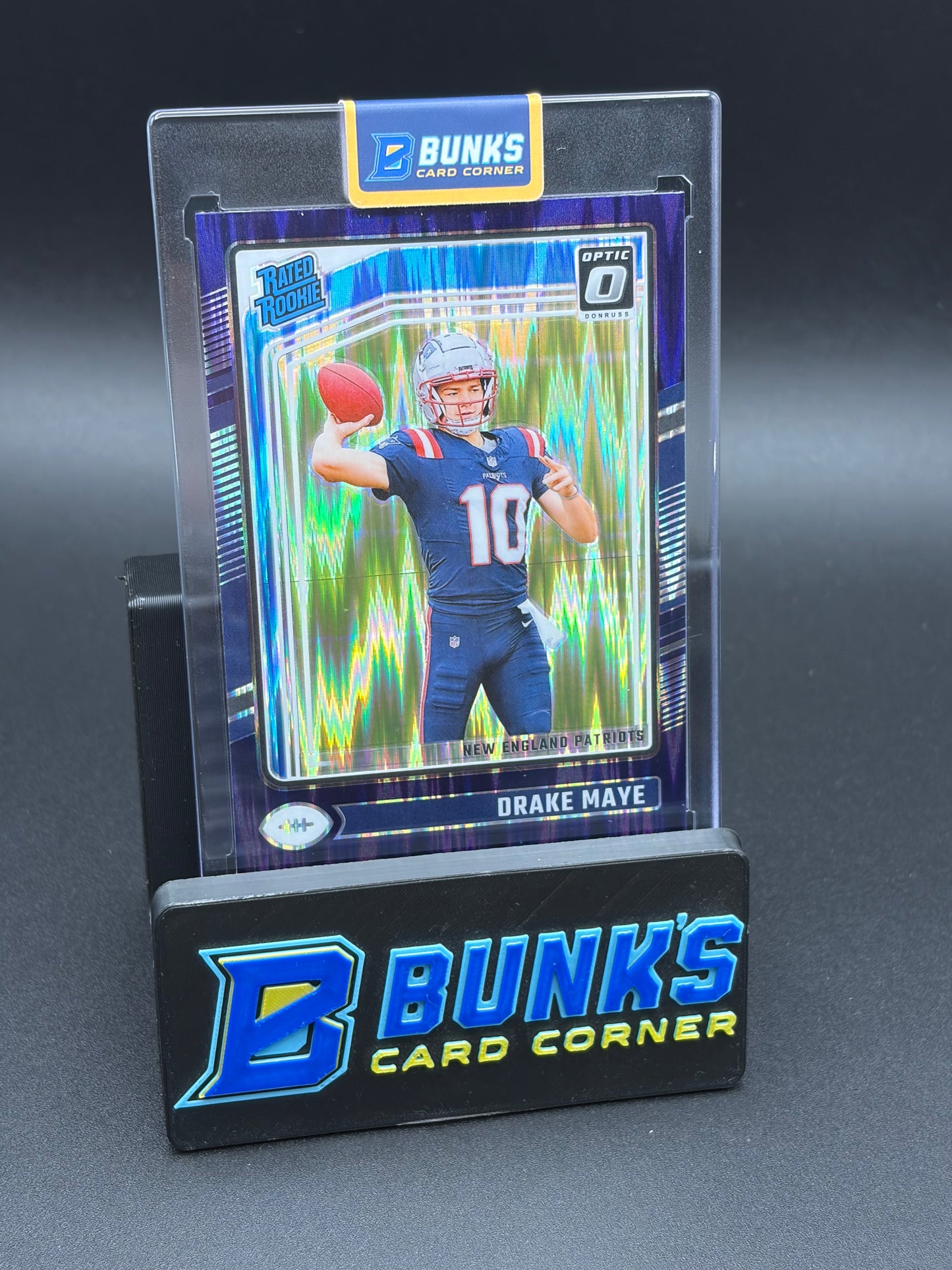 2024 Drake Maye Donruss Optic Shock RC