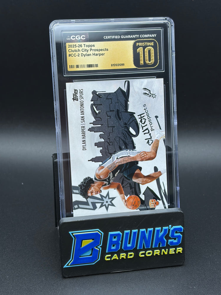 2025-26 Dylan Harper Clutch City Prospects CGC Pristine 10 RC
