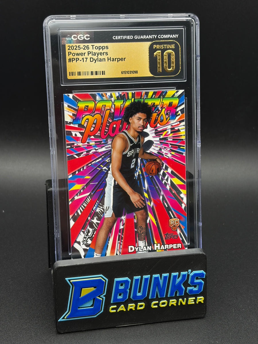 2025-26 Dylan Harper Power Players Topps CGC Pristine 10
