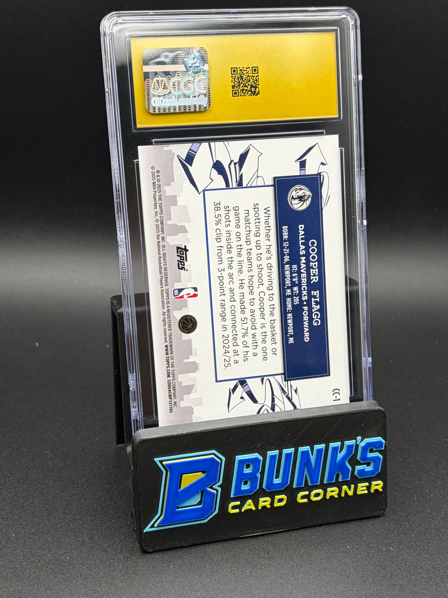 2025-26 Cooper Flagg Clutch City Prospects Topps CGC Pristine 10 RC