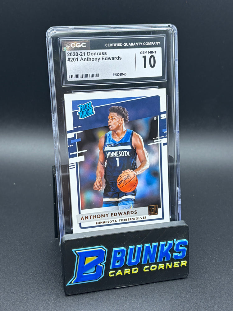 2020-21 Anthony Edwards Donruss CGC 10 RC