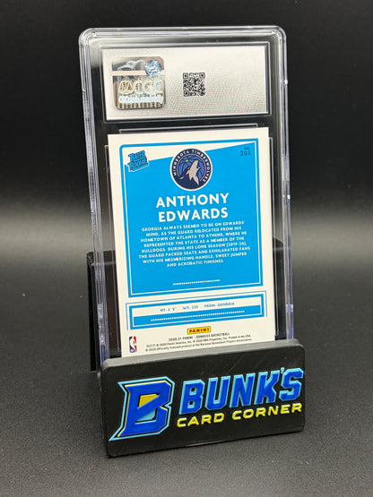 2020-21 Anthony Edwards Donruss CGC 10 RC