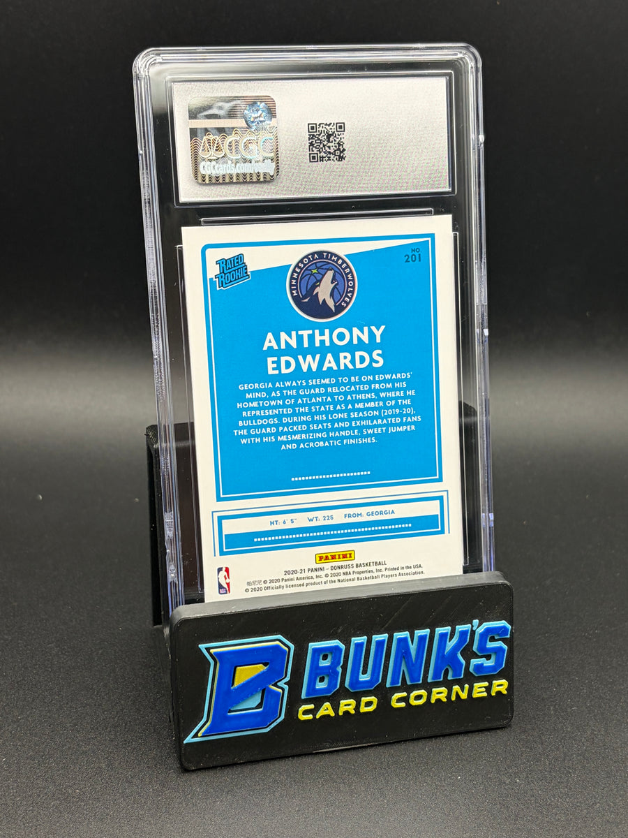 2020-21 Anthony Edwards Donruss CGC 10 RC