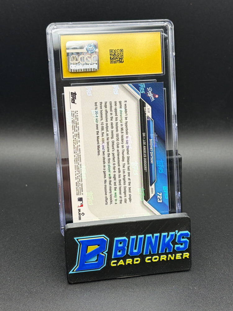 2024 Shohei Ohtani Topps Now CGC Pristine 10