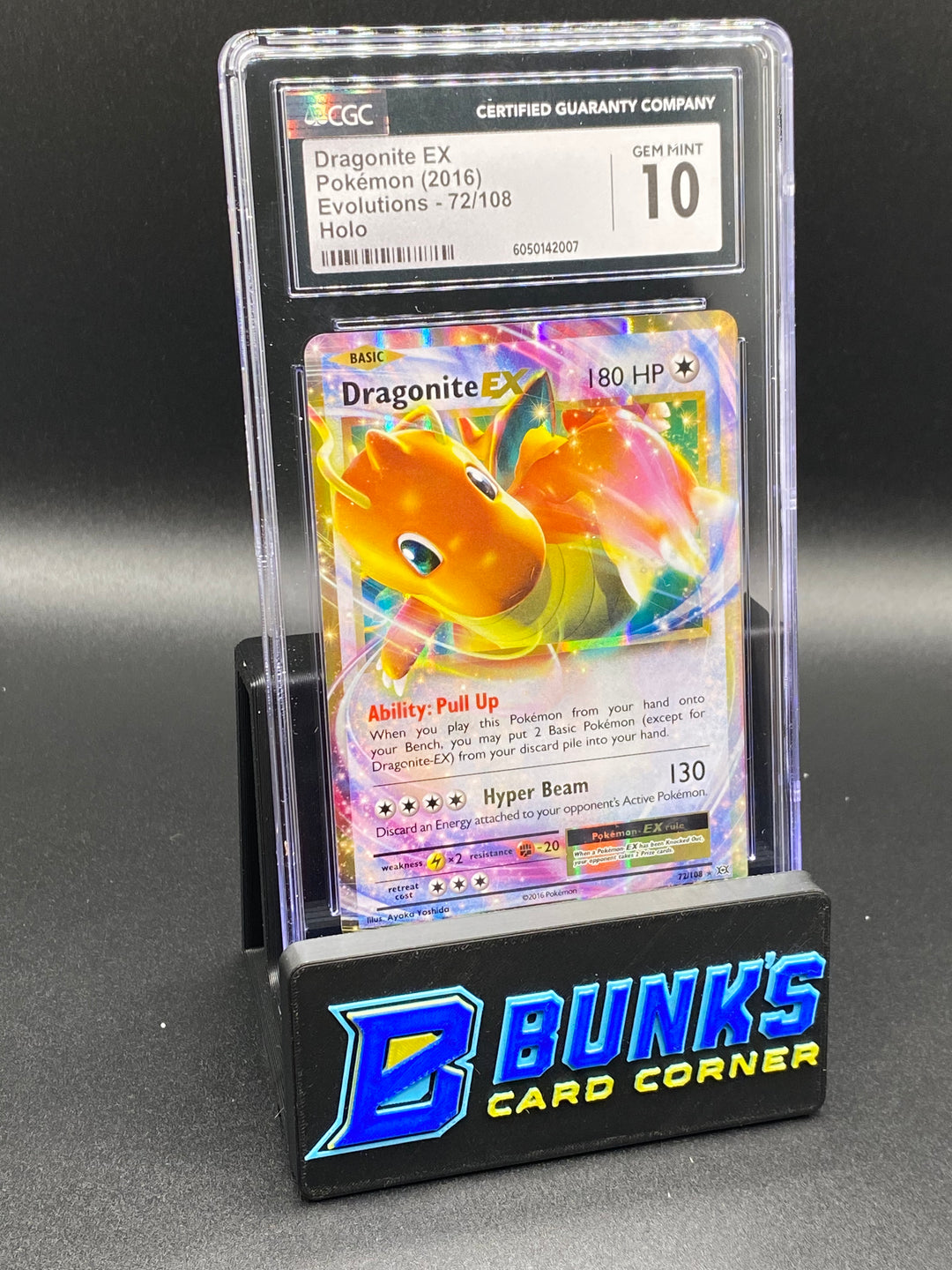 2016 Dragonite Ex Evolutions CGC 10