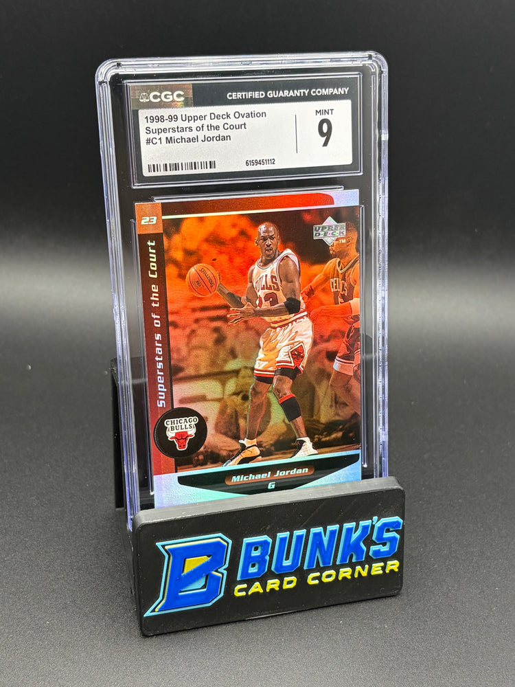 1998-99 Michael Jordan Superstars of the Court Upper Deck CGC 9