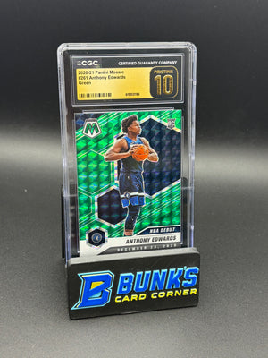 2020-21 Anthony Edwards Green Mosaic CGC Pristine 10 RC