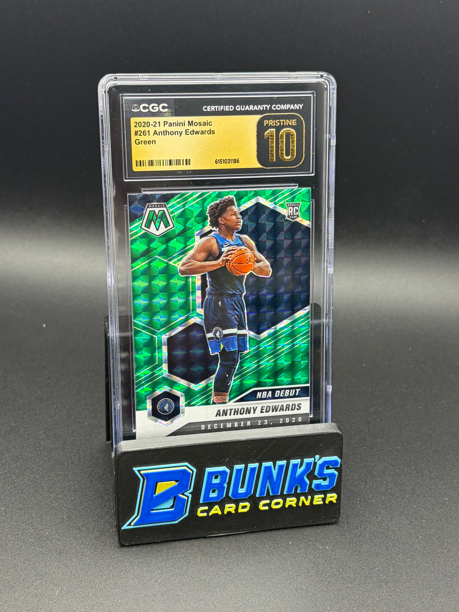 2020-21 Anthony Edwards Green Mosaic CGC Pristine 10 RC