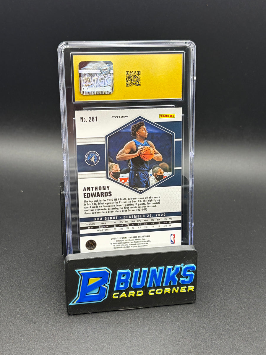 2020-21 Anthony Edwards Green Mosaic CGC Pristine 10 RC