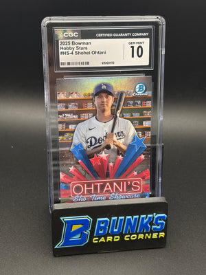 2025 Shohei Ohtani Hobby Stars Bowman CGC 10