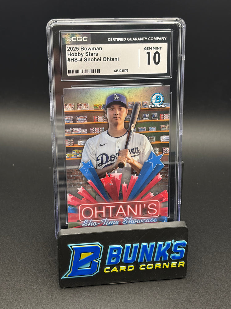 2025 Shohei Ohtani Hobby Stars Bowman CGC 10
