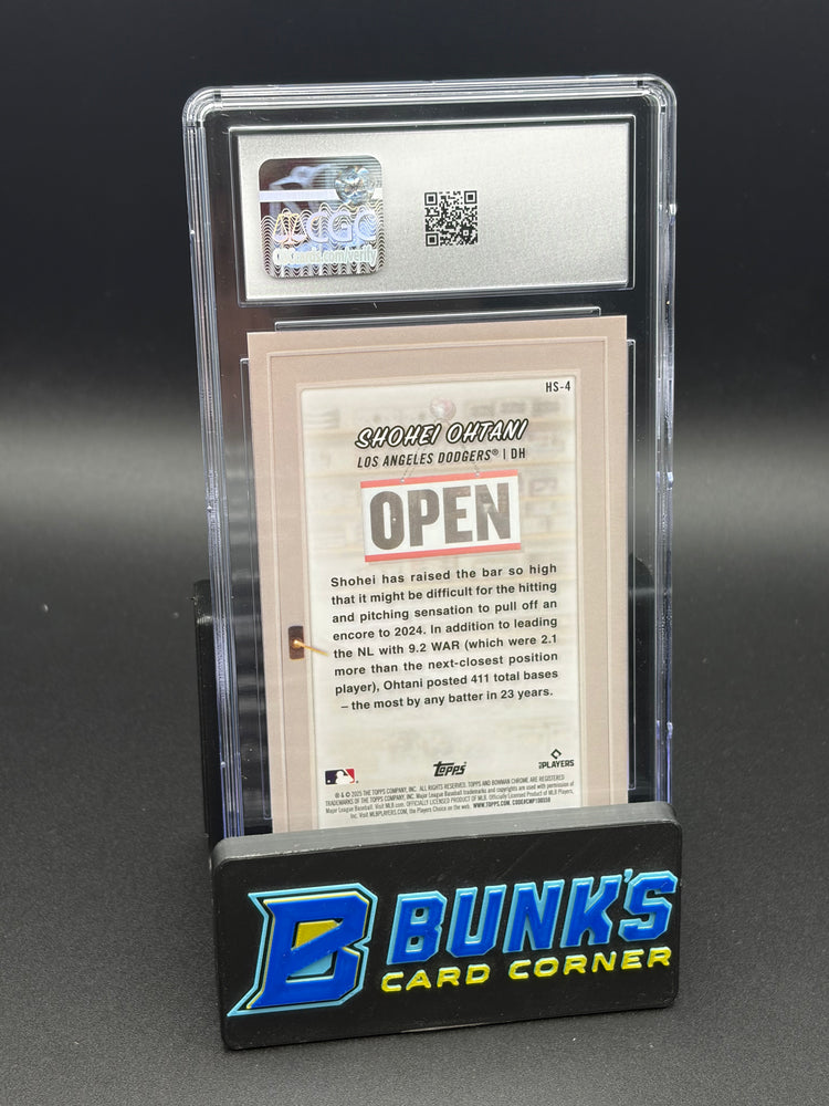 2025 Shohei Ohtani Hobby Stars Bowman CGC 10
